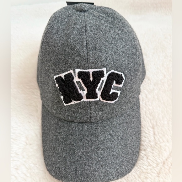 David and Young Accessories - David and Young NYC Solid Gray Baseball cap
